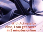 Absa promotes its car insurance that rewards people for driving well